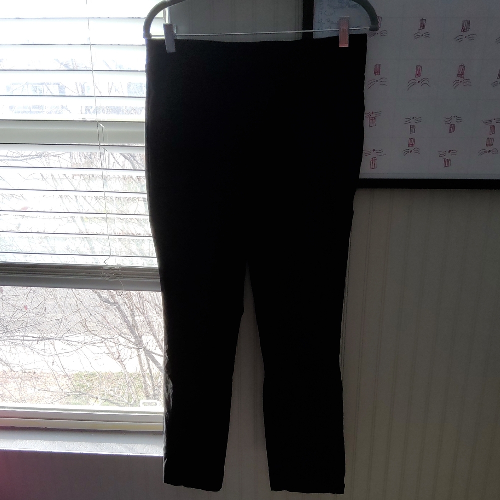Hilary Radley Black Straight Leg Pants